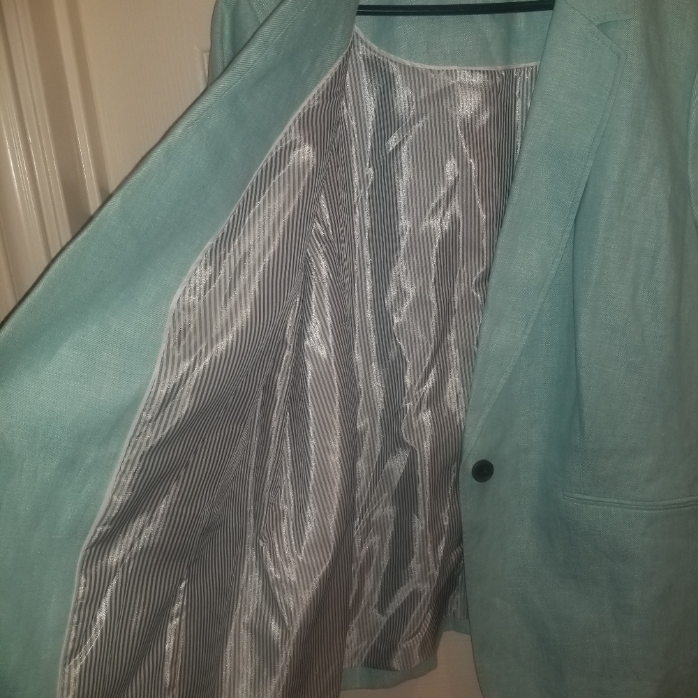 Women's Light Blue Blazer - Picture 2 of 5